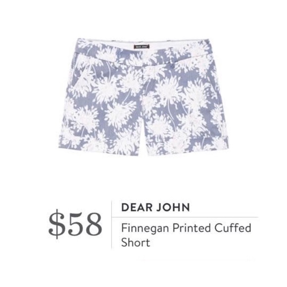 dear john shorts size 30